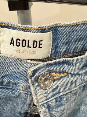 AGOLDE Light Wash High-Rise Women's Jeans